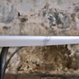 Large table ronde en marbre de Carrare, Italie, 1970s