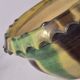 Old flower pot planter glazed terracotta cache pot