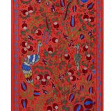 Hand-knotted rug, vintage Turkish rug 103x186 cm