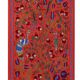 Hand-knotted rug, vintage Turkish rug 103x186 cm