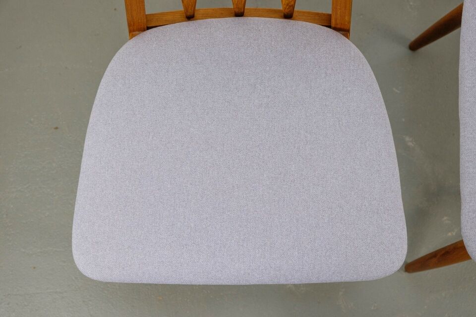 Set of 6 eva vintage chairs in Teak Niels Koefoe Hornslet Midcentury 60s