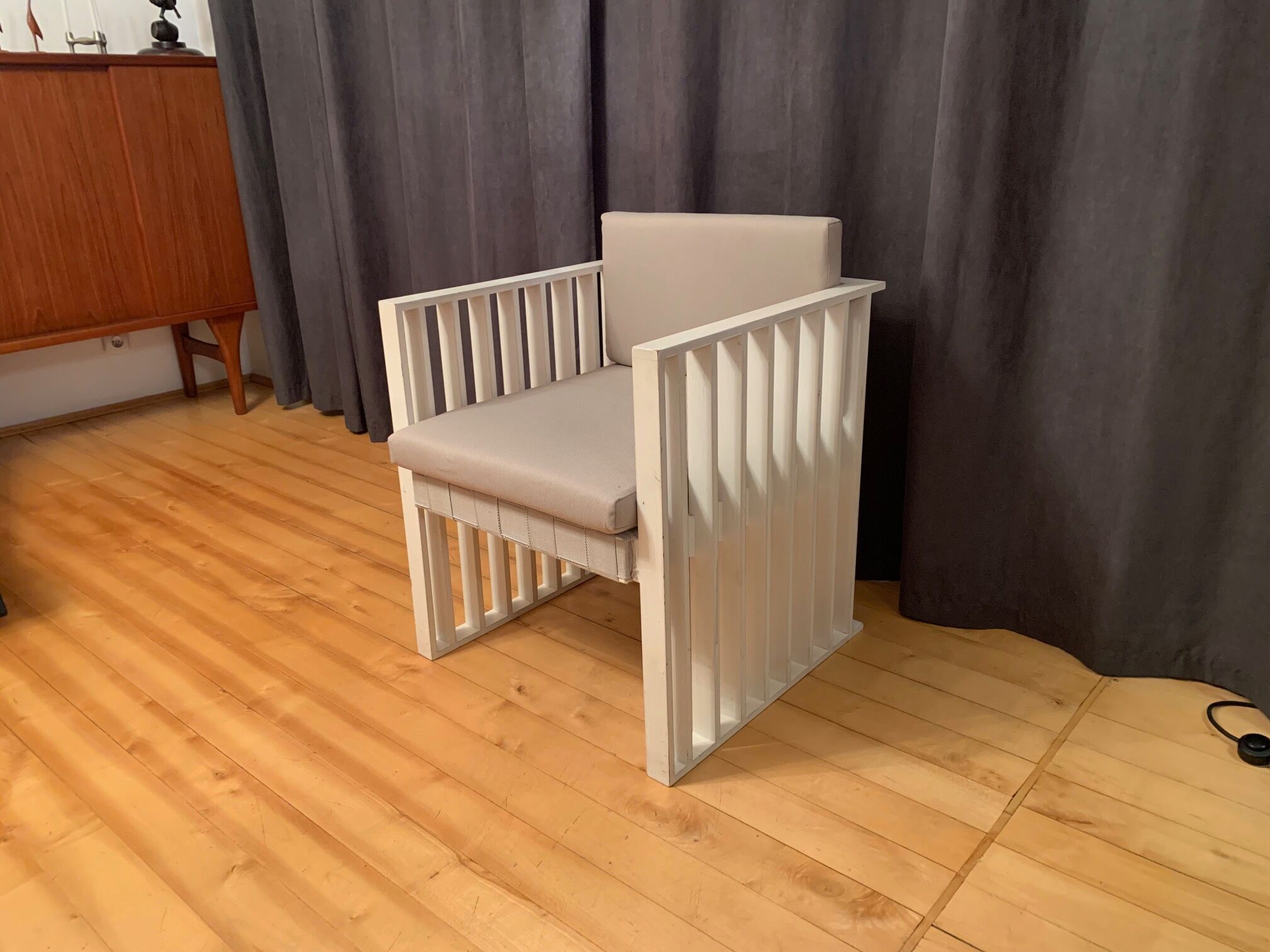 Cube armchair, 1980s.