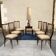 Set of 6 Scandinavian-inspired chairs from the 1960s