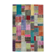 Handwoven turkish contemporary 201 cm x 300 cm multicolor patchwork carpet