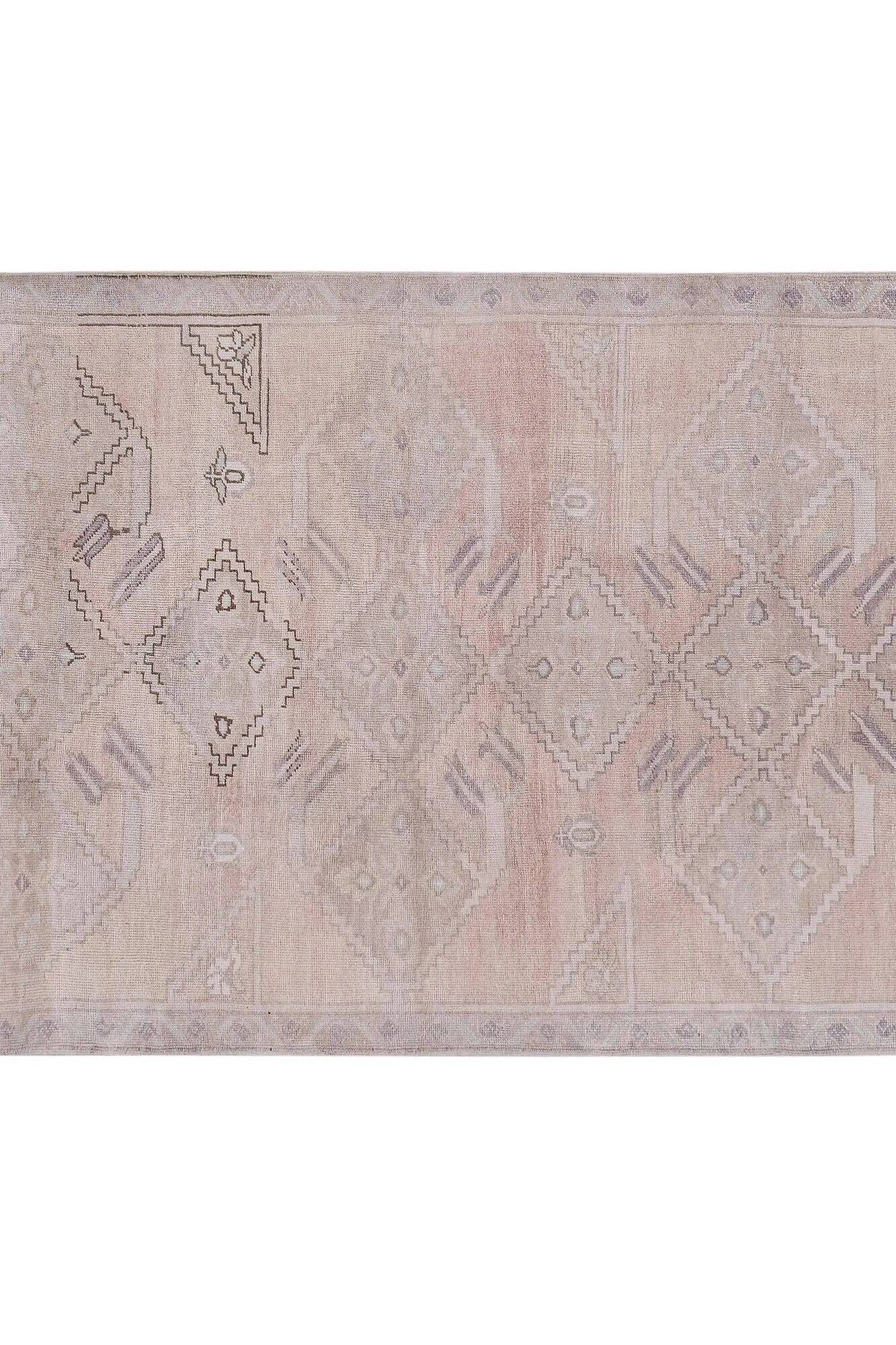 Vintage Turkish rug handmade 154x309 cm