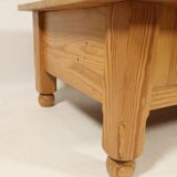 Table basse Style Ethnique Boho Table Vintage Couleur Claire Bois