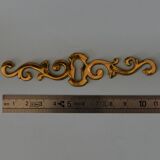 Entrée de clé en laiton, type vermicelle, laiton brillant
