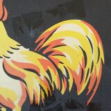 The rooster, reading image