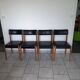 Set of 4 Scandinavian chairs from the 60s