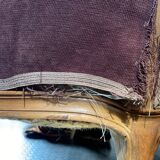 Set of 2 armchairs and 1 bench Louis XV-style