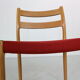 4 chaises modèle 84 de Niels Otto Moller pour Højbjerg, Danemark années 1970