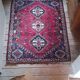 Vintage Iranian rug from the 1950s. Handcrafted, handmade.