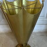 Vintage brass umbrella stand