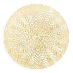 Lustre en verre ambre