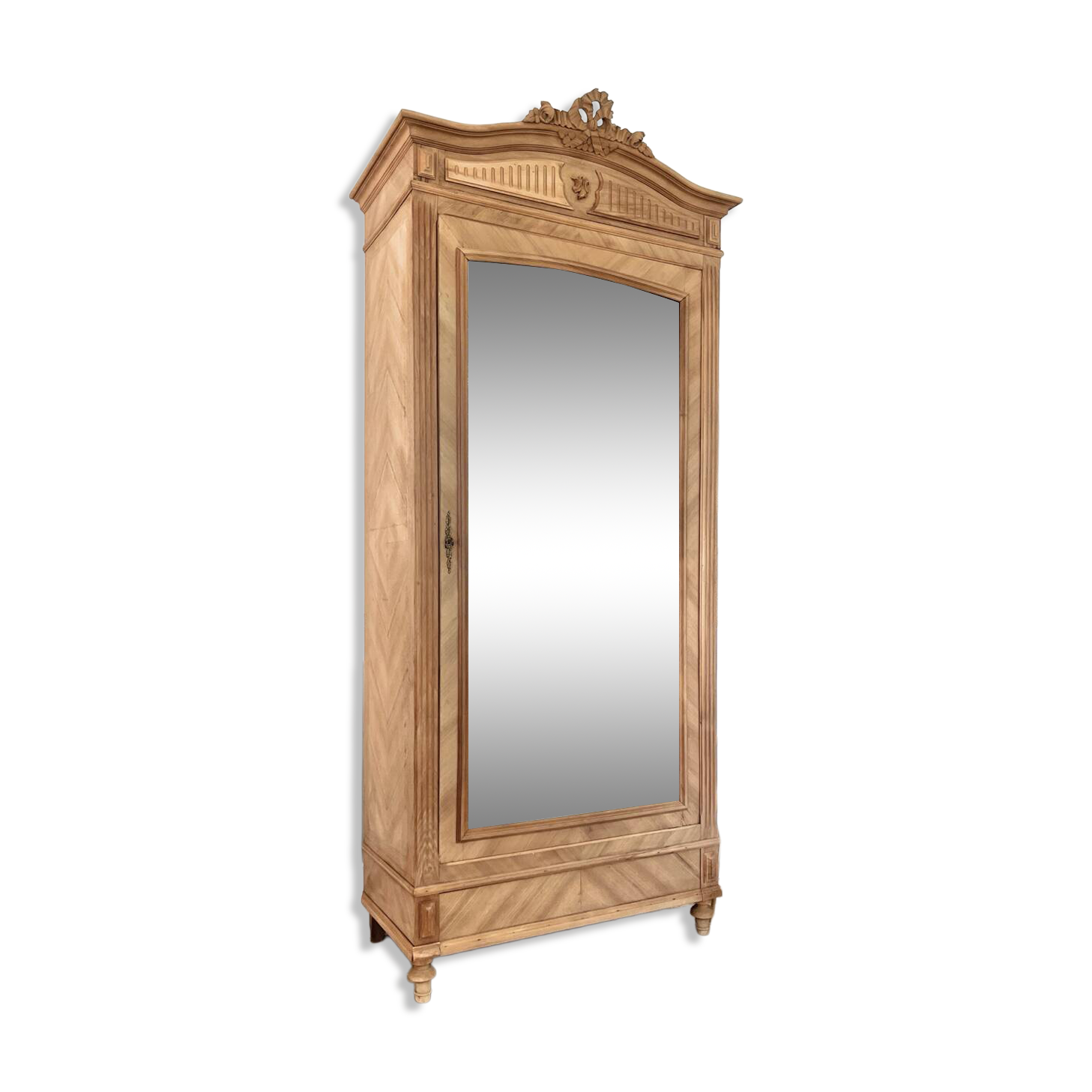 Restored Rococo Bonnetière Wardrobe