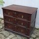 Jacobean style wooden chest of drawers