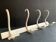 Fischel curved wood wall coat rack, Art Deco