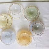 6 tasses et sous tasses harlequin 220651