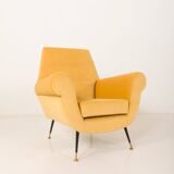 Gigi Radice mid century lounge chair for Minotti, Italy 1950s