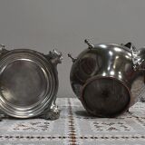 Samovar en Cuivre Argenté, style Louis XV – 2ème moitié du XIXe