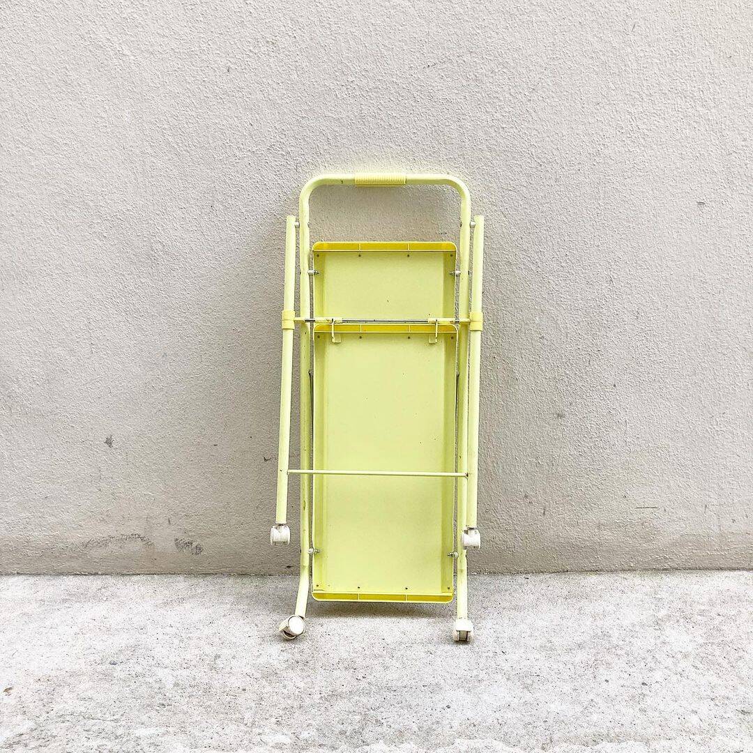 Chaise Pliante De Plage Lido - Accoudoirs, Housse Rayée Orange/Jaune, Transport Facile