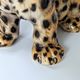 Porcelain Leopard Figurine | Ronzan Italy | 1960s
