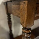 Wood and marble washstand, 19th century.