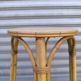 Rattan stool 1960
