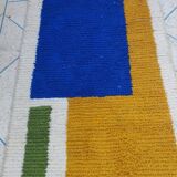 Traditional handmade hallway runner, size 75 x 300 cm