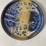 Presentation dish or large plate in enamelled stoneware