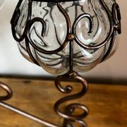 Wrought iron tealight holder