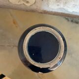 D’après BAY KERAMIK ou SCHEURICH, vase émaillé bleu