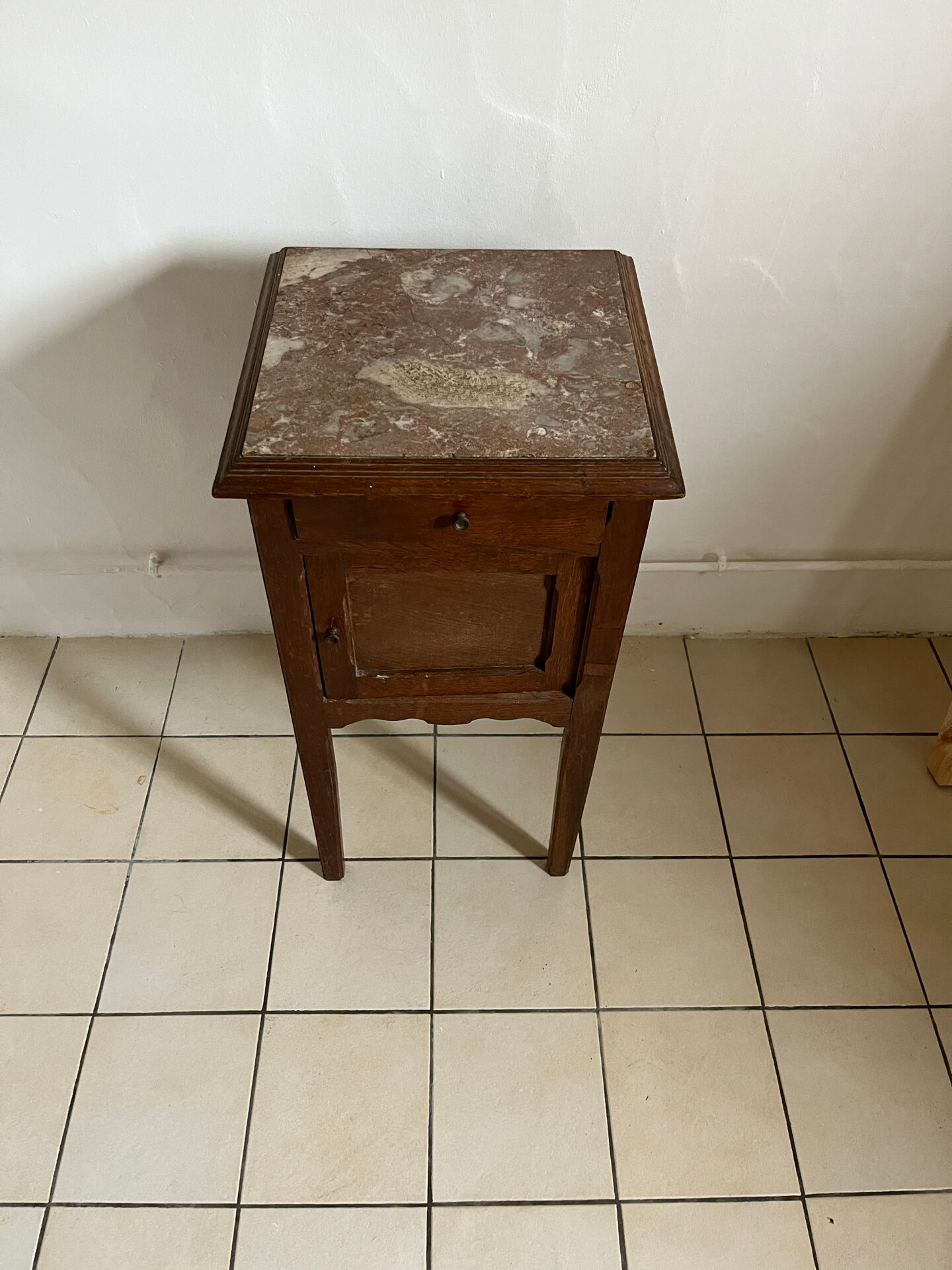 Nightstand or antique bedside table
