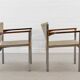Paire de chaises club, modèle 206 de lübke, années 60
