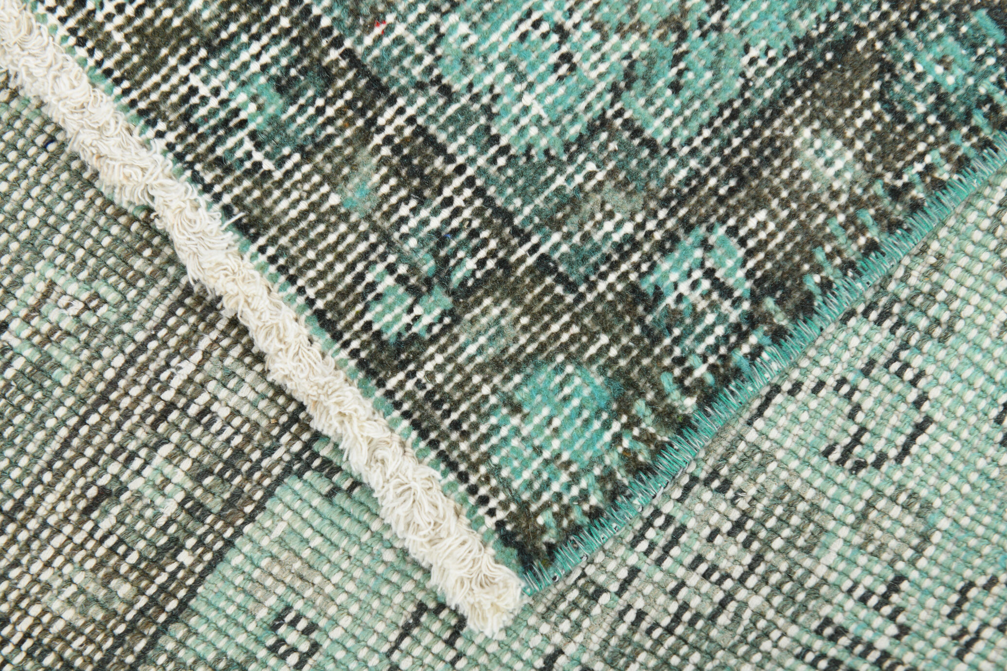 5x7 Handknotted Wool Floral Vintage Tapis Rugs 227x145Cm