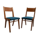 Paire de chaises scandinaves vintage années 50