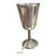 Footed glass in pewter
