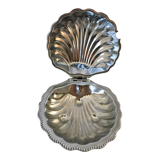 Pocket tray shell silver metal 60s-70s