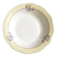 Vintage shallow dish L'Amandinoise model Paola white cream flowers
