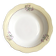 Vintage shallow dish L'Amandinoise model Paola white cream flowers
