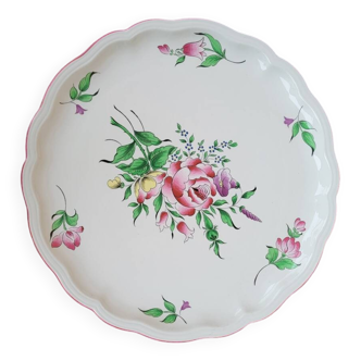 Lunéville tart dish with street lamp decoration