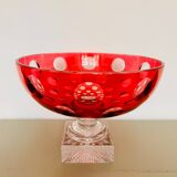 Large crystal bowl on a pedestal from Paris