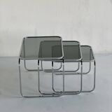 Nesting Chrome Tables, Italy, 1970's