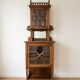 Napoleon III display cabinet in solid wood