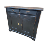 Low sideboard Early XXth wood painted