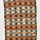 Tapis kilim turc Orientel 4x9, style géométrique, 132x280 cm