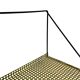 Vintage Wall shelf Pilastro perforated yellow wall unit 1960