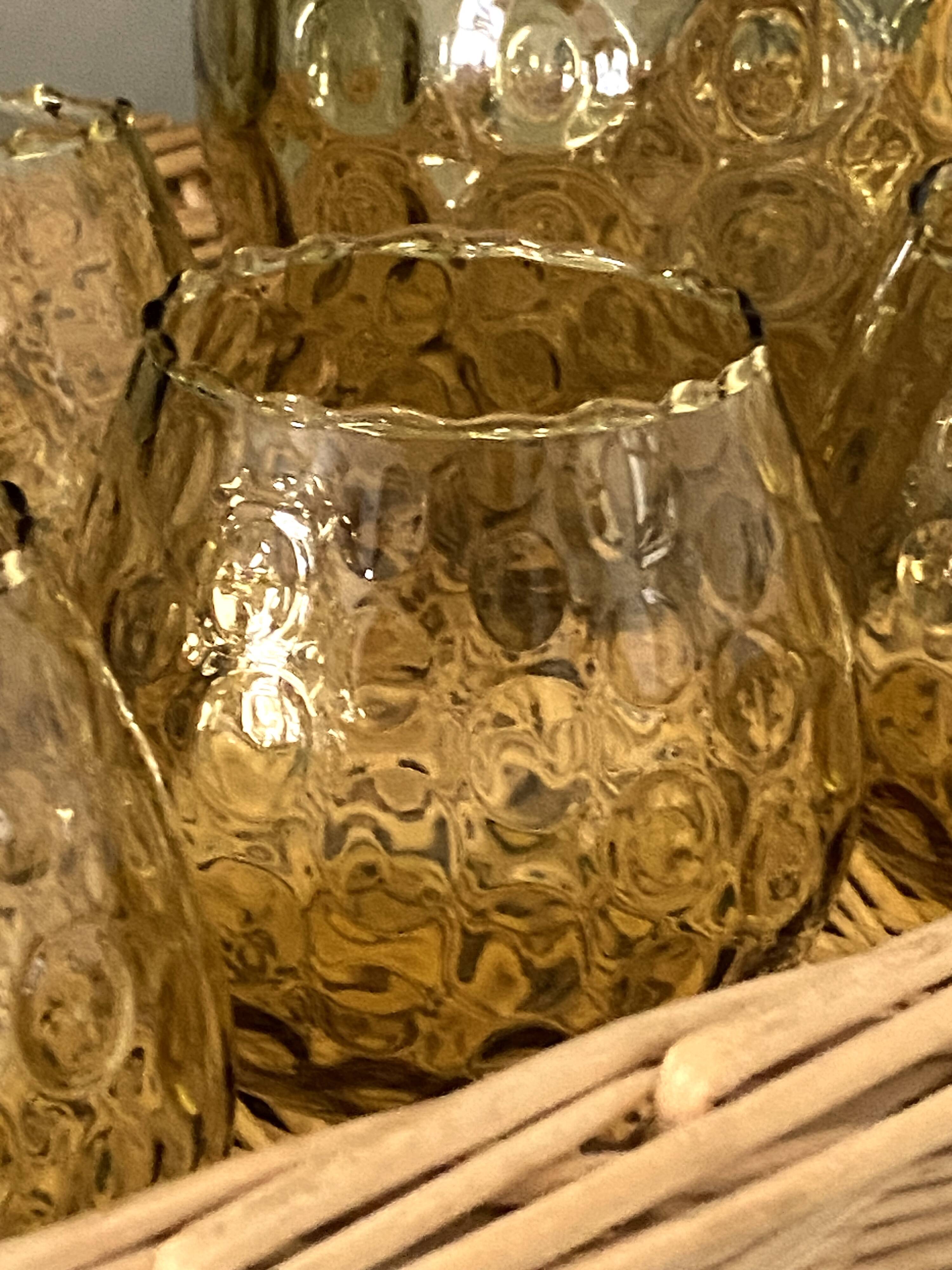 Vintage fruit juice service