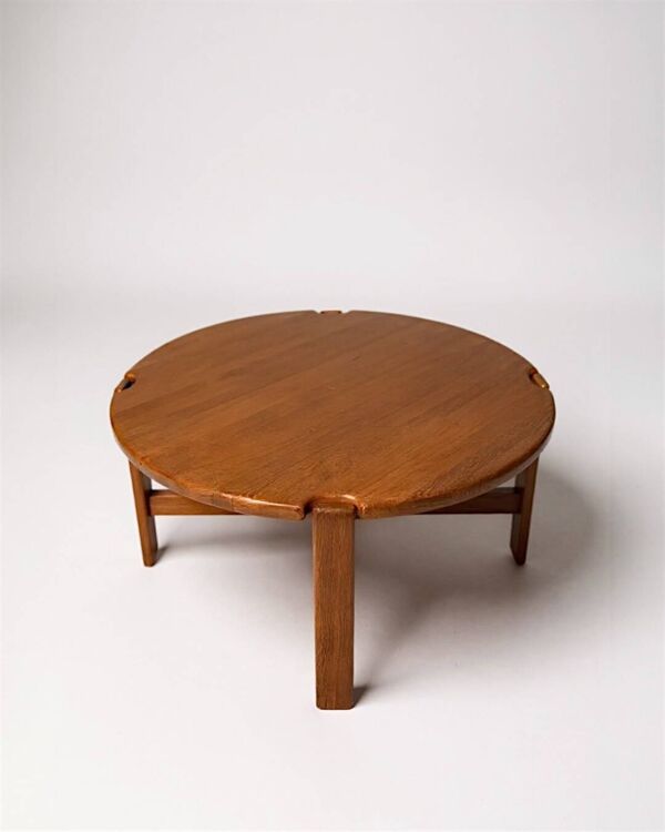 Table basse brustaliste japandi vintage des années 60/70v