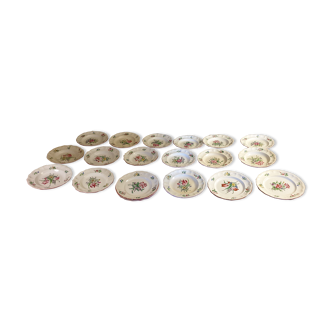 Earthenware plates luneville